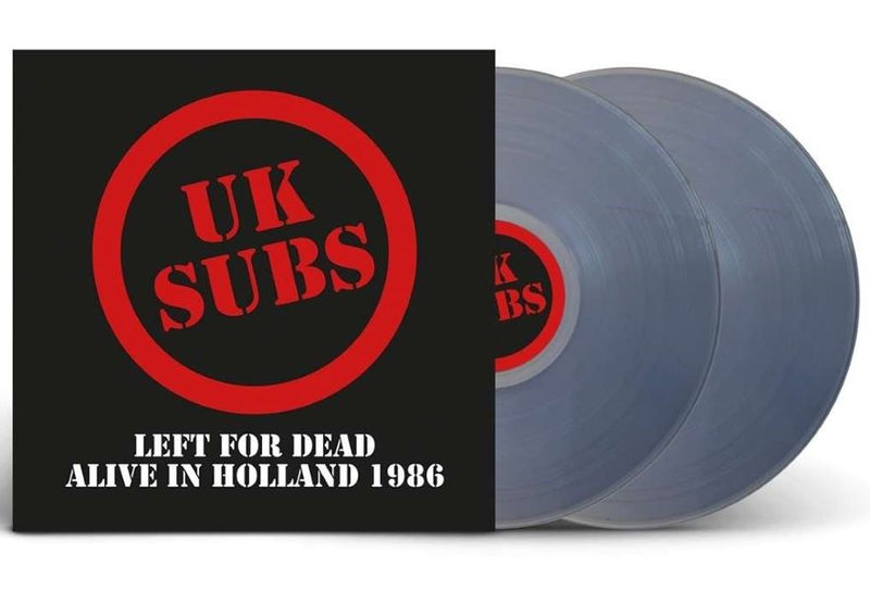 UK Subs - Left For Dead Alive In Holland 1986 (2LP) (Clear vinyl)