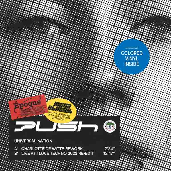 Push - Universal Nation (Charlotte De Witte Remix) (EP) (Blue vinyl)