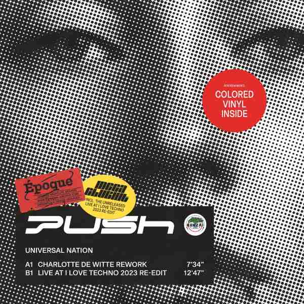 Push - Universal Nation (Charlotte De Witte Remix) (EP) (Red vinyl)