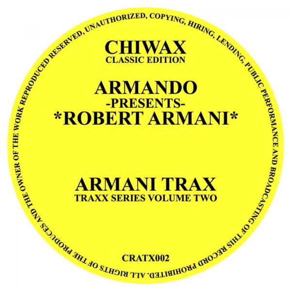 Armando Presents Robert Armani - Trax Series Volume 2 (12 inch)