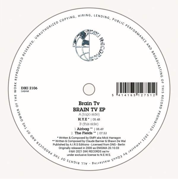 Brain TV - Brain TV EP (12 inch)