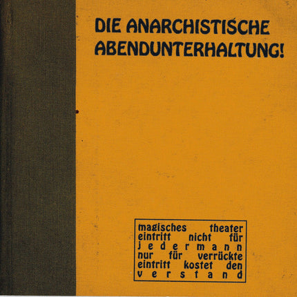 Die Anarchistische Abendunterhaltung - Die Anarchistische Abendunterhaltung (LP)