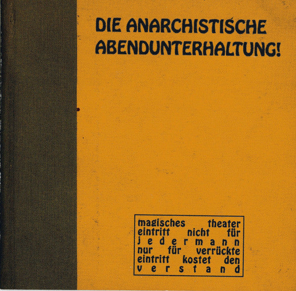 Die Anarchistische Abendunterhaltung - Die Anarchistische Abendunterhaltung (LP)