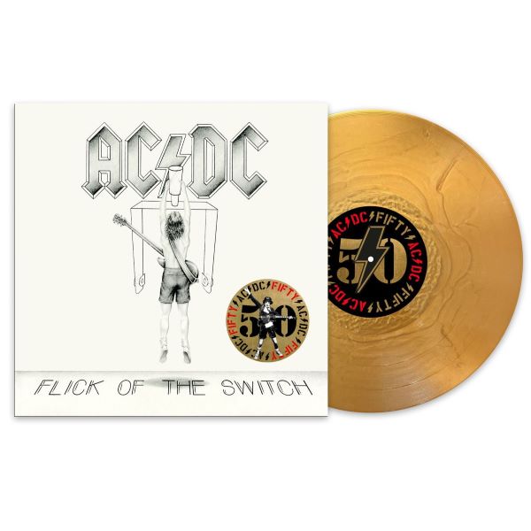 AC/DC - Flick Of The Switch (LP) (Gold nugget vinyl)