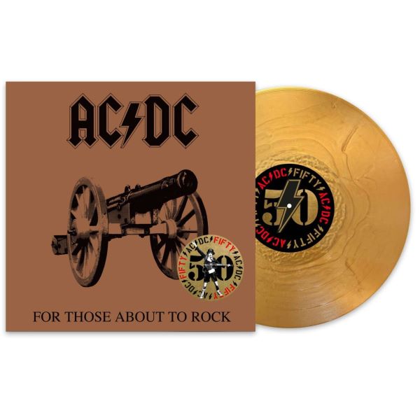 AC/DC - For Those About The Rock (LP) (Gold nugget vinyl)