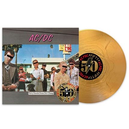 AC/DC - Dirty Deeds Done Dirt Cheap (LP) (Gold nugget vinyl)