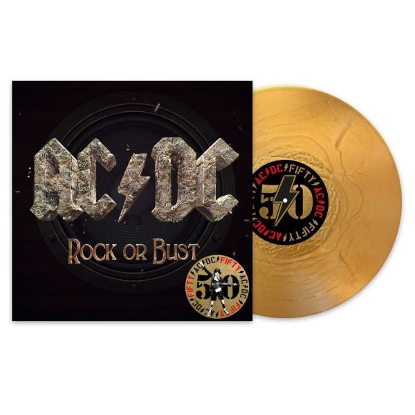 AC/DC - Rock Or Bust (LP) (Gold vinyl)