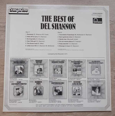 Del Shannon - The Best Of Dell Shannon (LP) (2hands)