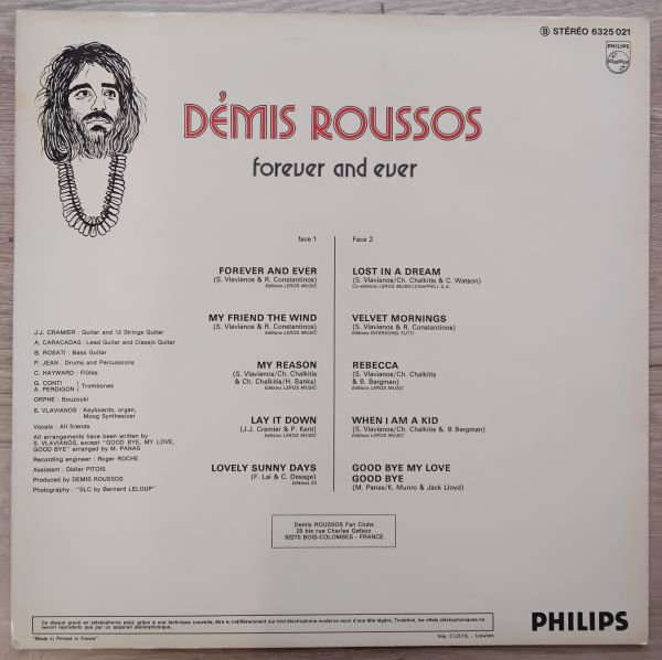 Demis Roussos - Forever And Ever (LP) (2hands)