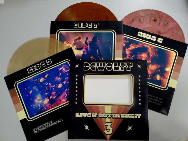 Dewolff - Live & Outta Sight 3 (3LP) (Coloured vinyl)