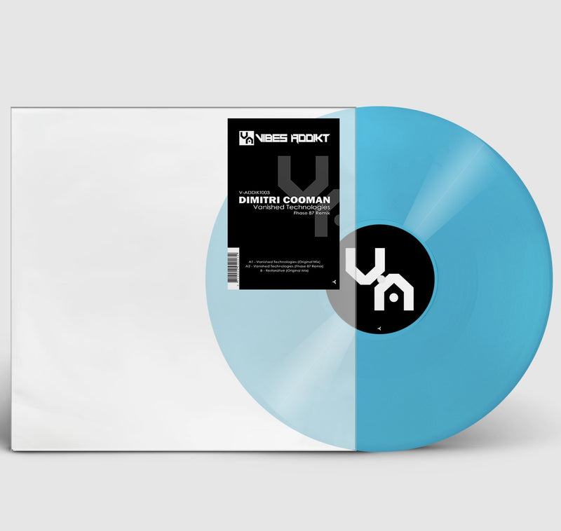 Dimitri Cooman - Vanished Technologies (12 inch) (Blue vinyl)