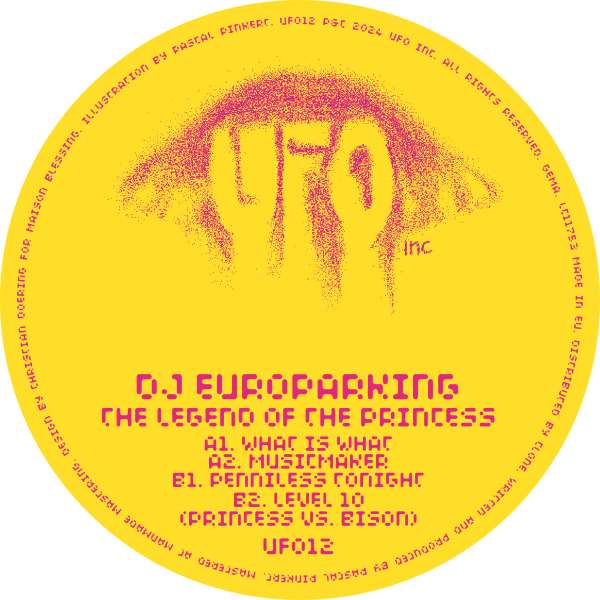 DJ Europarking - The Legend Of The Princess (12 inch)