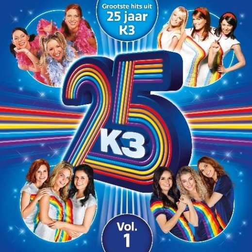 K3 - Grootste Hits Uit 25 Jaar K3 Vol 1 (LP) (Zwart vinyl)