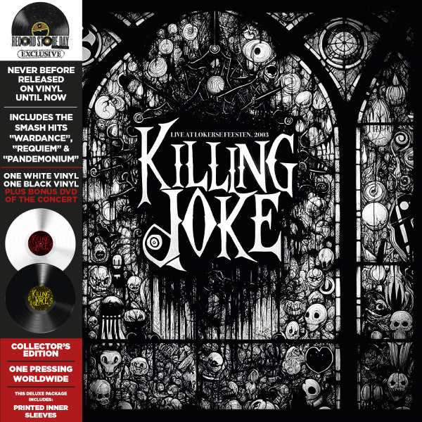 Killing Joke - Live At Lokerse Feesten 2003 (2LP+DVD) (Black & white vinyl)