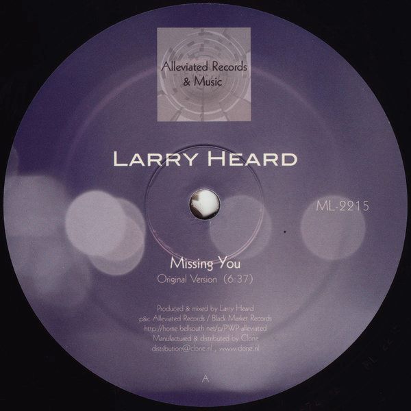 Larry Heard - Missing You (12 inch)