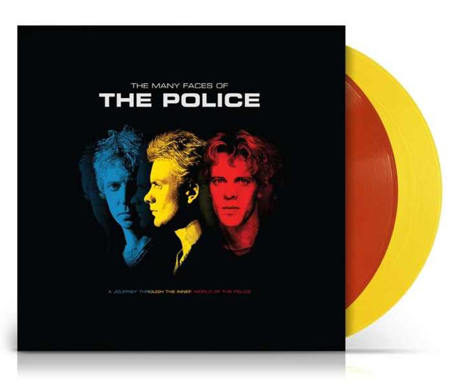 V/A - Many Faces Of The Police (2LP) (Transparent yellow & red vinyl)