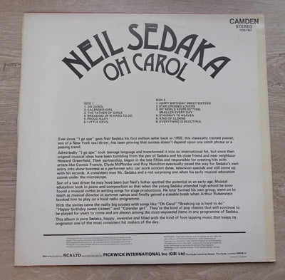 Neil Sedaka - Oh Carol (LP) (2hands)