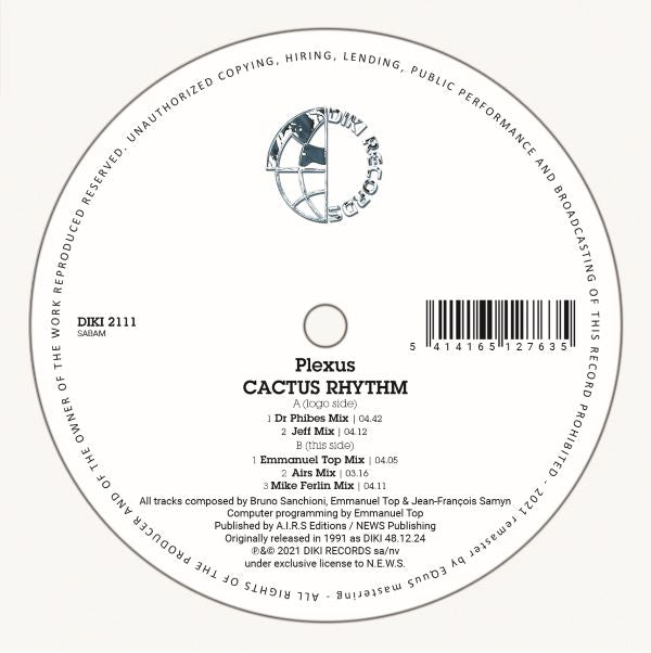 Plexus - Cactus Rythm (12 inch)