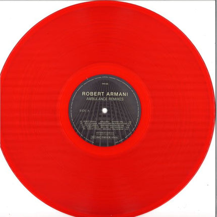 Robert Armani - Ambulance Remixes (12 inch) (Transparent red vinyl)