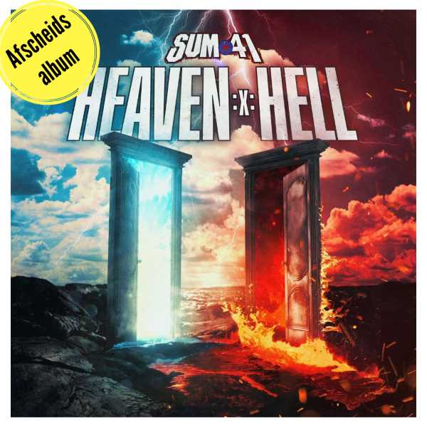 Sum 41 - Heaven :x: Hell (2LP) (Red & black quad with blue splatter)