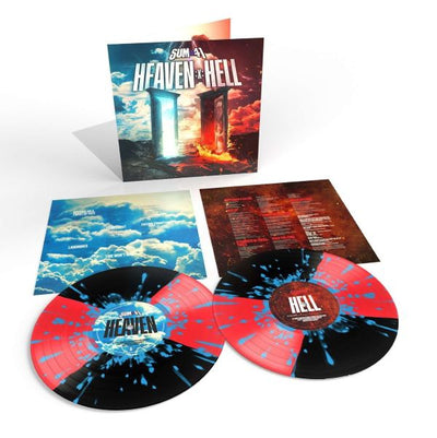 Sum 41 - Heaven :x: Hell (2LP) (Red & black quad with blue splatter)