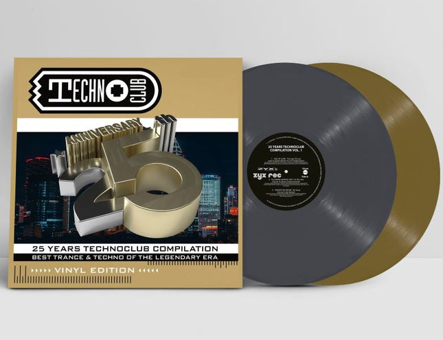 V/A - 25 Years Technoclub Compilation Vol. 1 (2LP) (Gold & silver vinyl)