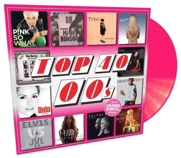 V/A - Top 40 00's (LP) (Pink vinyl)