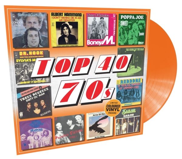 V/A - Top 40  70s (LP) (Orange vinyl)