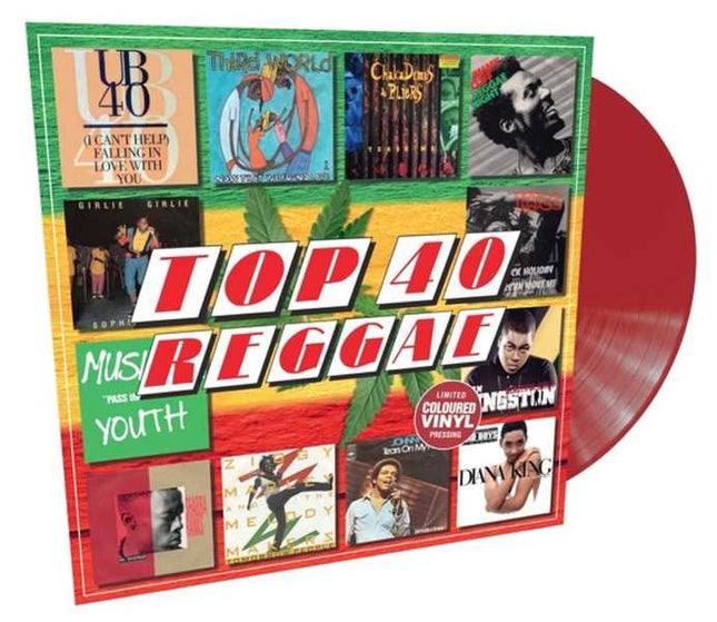 V/A - Top 40 Reggae (LP) (Red vinyl)