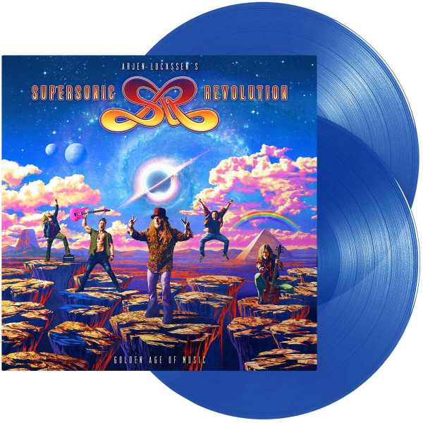 Arjen Lucassen Supersonic Revolutuion - Golden Age Of Music (2LP) (Transparent blue vinyl)