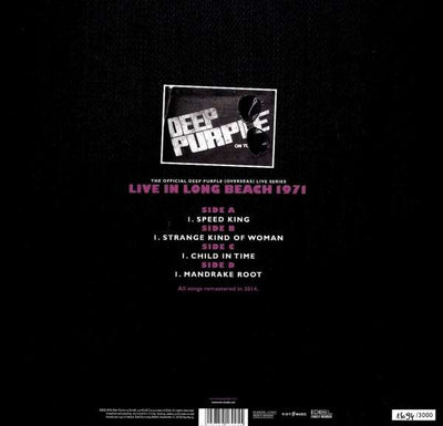 Deep Purple - Long Beach 1971 (new, 2LP)