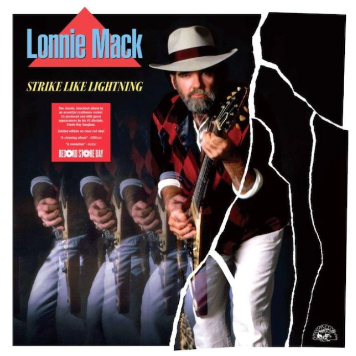 Lonnie Mack With Stevie Ray Vaughan - Strike Like Lightning  LP (transparent red vinyl) BF22