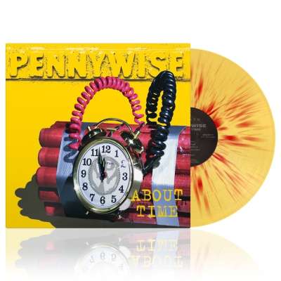 Pennywise - About Time (new, yellow red splatter vinyl)