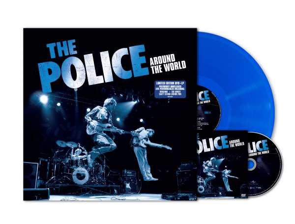 Police - Around The World (new, LP + DVD, transparent blue vinyl)